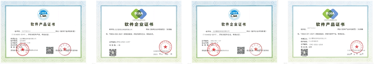 慧铭佳荣誉资质