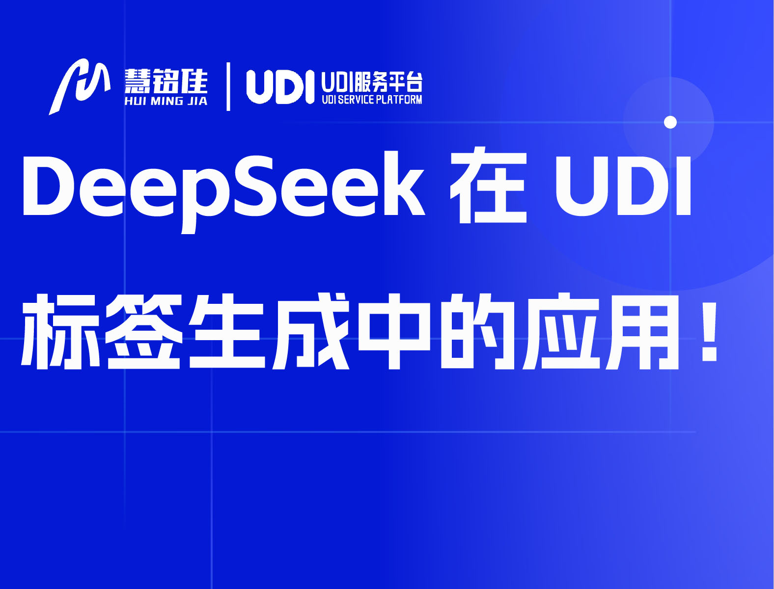 DeepSeek在UDI标签生成中的应用
