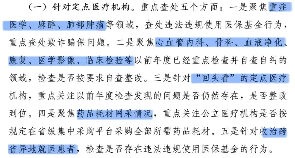 医械动态 | 国家医保局明确，加大飞检力度(图2)